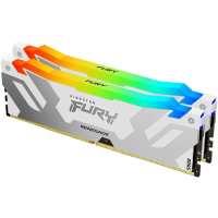 Оперативная память Kingston 32GB 7200MT/s DDR5 CL38 DIMM (Kit of 2) FURY Renegade RGB White XMP