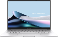 Ноутбук Asus Zenbook 14 UX3405CA-ST1093 Core Ultra 9 285H 32Gb SSD512Gb Intel Arc 140T 14" OLED 3K (2880x1800) без ОС silver WiFi BT Cam Bag (90NB14W2-M01LJ0)