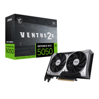 Видеокарта MSI RTX5050 VENTUS 2X OC 8GB GDDR6 128bit 3xDP HDMI 2FAN RTL