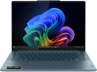 Ноутбук Lenovo Yoga Pro 7 14ASP10 Ryzen AI 9 365 32Gb SSD1Tb AMD Radeon 880M 14.5" OLED 3K (2944x1840) без ОС turquoise WiFi BT Cam (83LX000RRK)