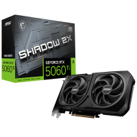 Видеокарта MSI RTX5060Ti SHADOW 2X OC PLUS 16GB GDDR7 128bit 3xDP HDMI 2FAN RTL
