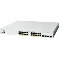 Коммутатор CISCO Catalyst 1200 24x10/100/1000 RJ-45 PoE+, 4x1G SFP+ uplinks, PoE+ 195W, Rack Mounting kit, Fanless, C1200-24P-4G