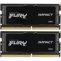 Оперативная память Kingston DDR5 32GB 6000MT/s CL38 1,35V SODIMM kit (2x16GB) FURY Impact PnP