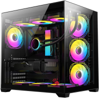 Корпус Bloody CC-122 черный без БП ATX 10x120mm 1xUSB2.0 1xUSB3.0 audio