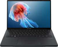 Ноутбук Asus ZenBook Duo UX8406CA-QL345X Core Ultra 7 255H 32Gb SSD1Tb Intel Arc 14" OLED Touch WUXGA (1920x1200) Windows 11 Pro dk.grey WiFi BT Cam Bag (90NB14X1-M00M30)