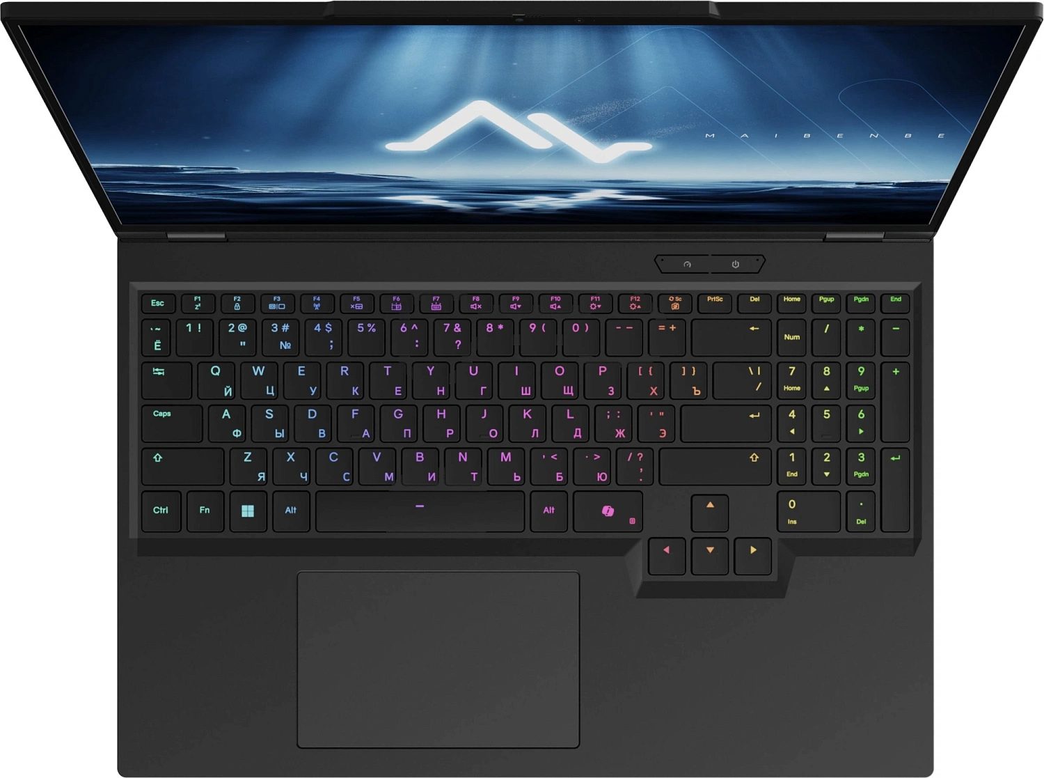 Ноутбук Maibenben X16E-R99558 Ryzen 9 9955HX 32Gb SSD2Tb NVIDIA GeForce RTX5080 16Gb 16" IPS QHD (2560x1440) Windows 11 black WiFi BT Cam 4100mAh (X16E-R99558NQSHBRE0)