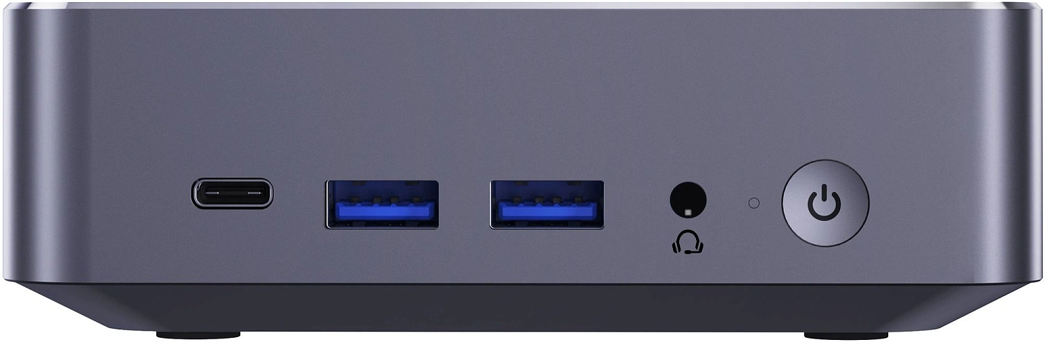 Неттоп Acer Gadget E10 ERBox Ryzen 7 8745HS (3.8) 16Gb SSD512Gb UHDG Windows 11 Pro 2xGbitEth WiFi BT 120W черный (1747236)