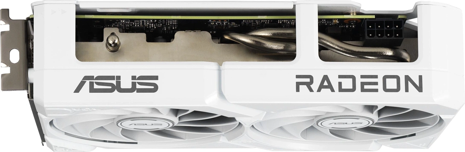 Видеокарта Asus PCI-E 5.0 DUAL-RX9060XT-16G-WHITE AMD Radeon RX 9060XT 16Gb 128bit GDDR6 2550/20000 HDMIx1 DPx2 HDCP Ret
