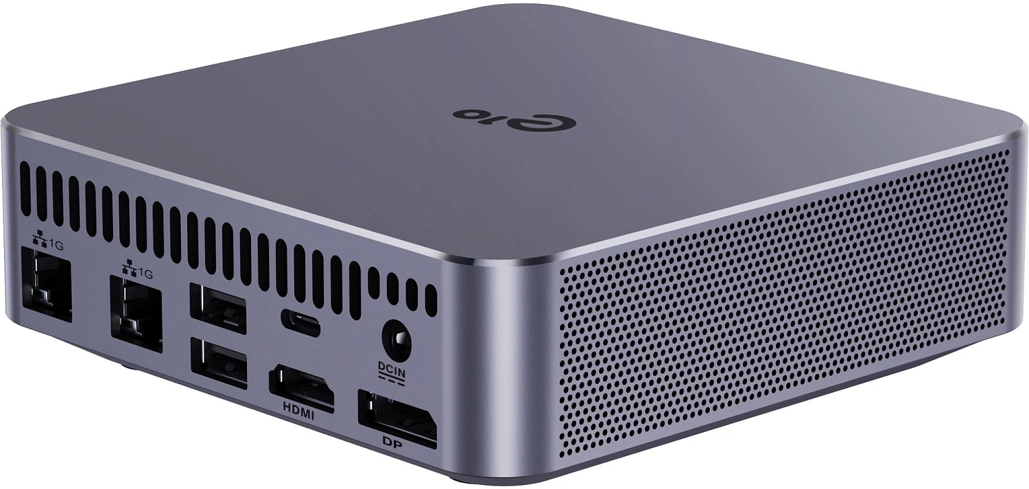 Неттоп Acer Gadget E10 ERBox Ryzen 7 8745HS (3.8) 16Gb SSD512Gb UHDG Windows 11 Pro 2xGbitEth WiFi BT 120W черный (1747236)