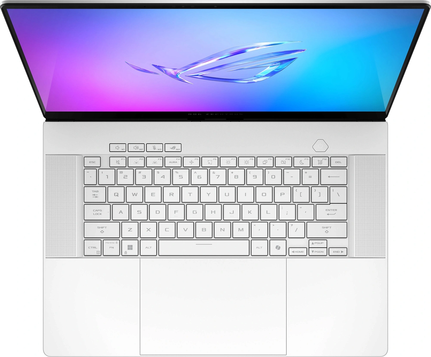 Ноутбук Asus ROG Zephyrus G16 GA605KM-QR036 Ryzen AI 7 350 32Gb SSD1Tb NVIDIA GeForce RTX 5060 8Gb 16" OLED 2.5K (2560x1600) без ОС white WiFi BT Cam Bag (90NR0NE2-M00250)