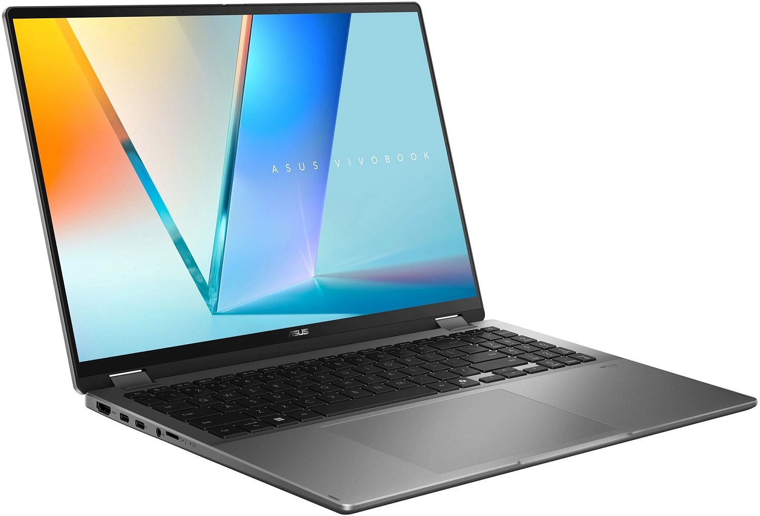 Ноутбук Asus Vivobook 16 Flip TP3607AA-SI086W Core Ultra 7 355 32Gb SSD1Tb Intel Graphics 16" OLED Touch WUXGA (1920x1200) Windows 11 grey WiFi BT Cam (90NB17B1-M005K0)