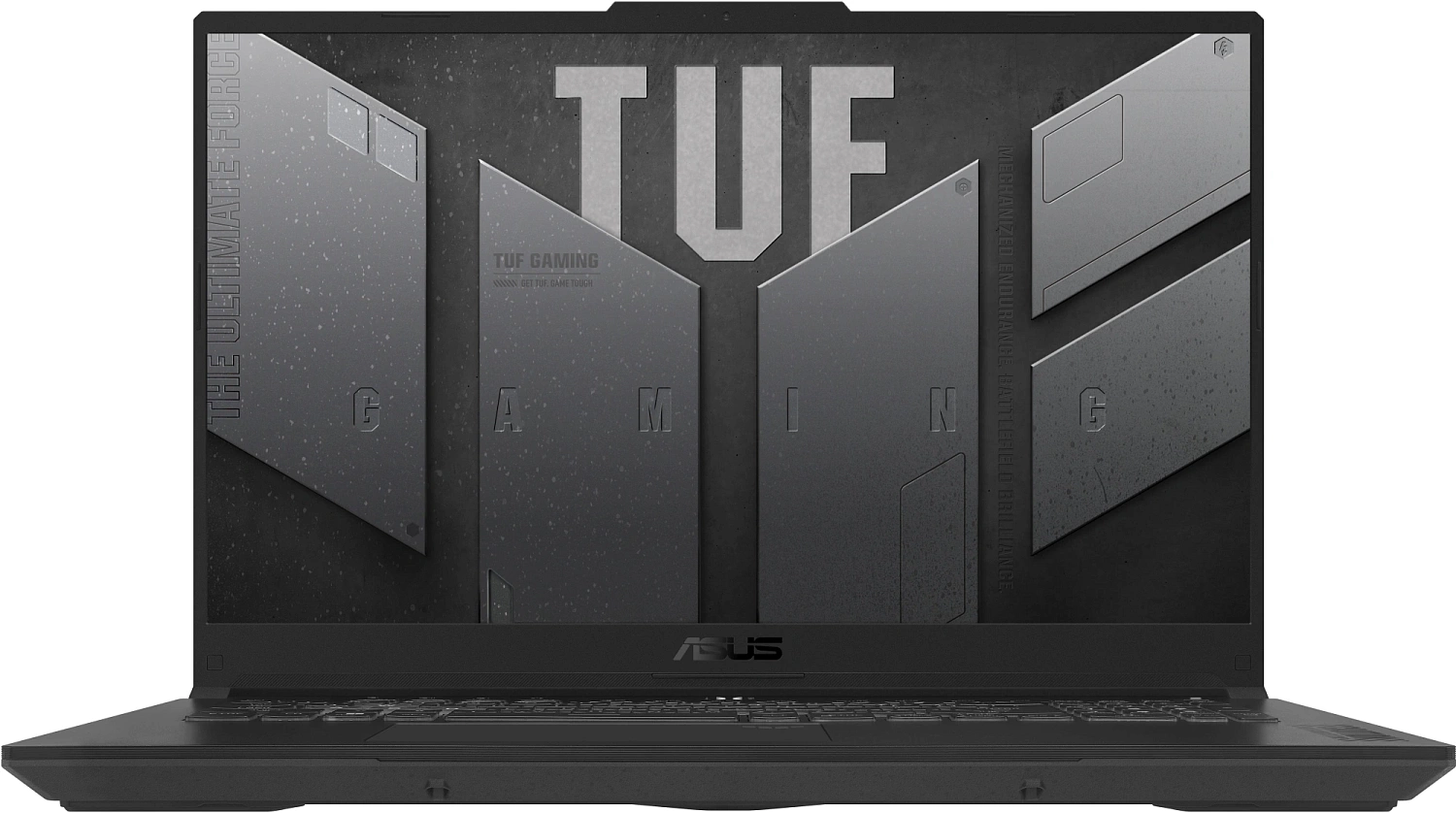 Ноутбук Asus TUF Gaming A17 FA707NUQ-HX040 Ryzen 7 170 16Gb SSD1Tb NVIDIA GeForce RTX4050 6Gb 17.3" IPS FHD (1920x1080) без ОС grey WiFi BT Cam (90NR0QH5-M00240)