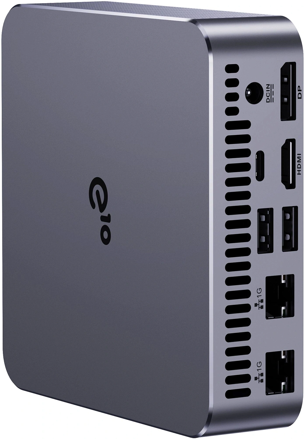 Неттоп Acer Gadget E10 ERBox Ryzen 7 8745HS (3.8) 16Gb SSD512Gb UHDG Windows 11 Pro 2xGbitEth WiFi BT 120W черный (1747236)