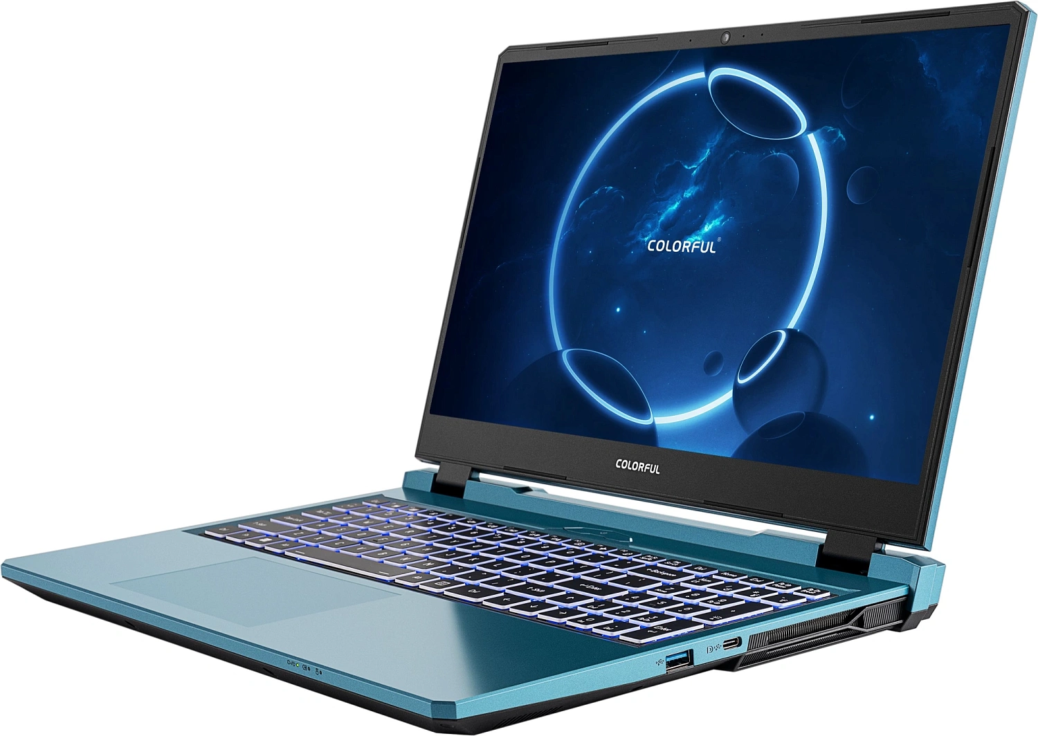 Ноутбук Colorful P15 23 Intel Core i5-12450H/16Gb/SSD512Gb/RTX 4060 6Gb/15.6"/IPS/FHD/144Hz/Win11/blue (A10003400430)