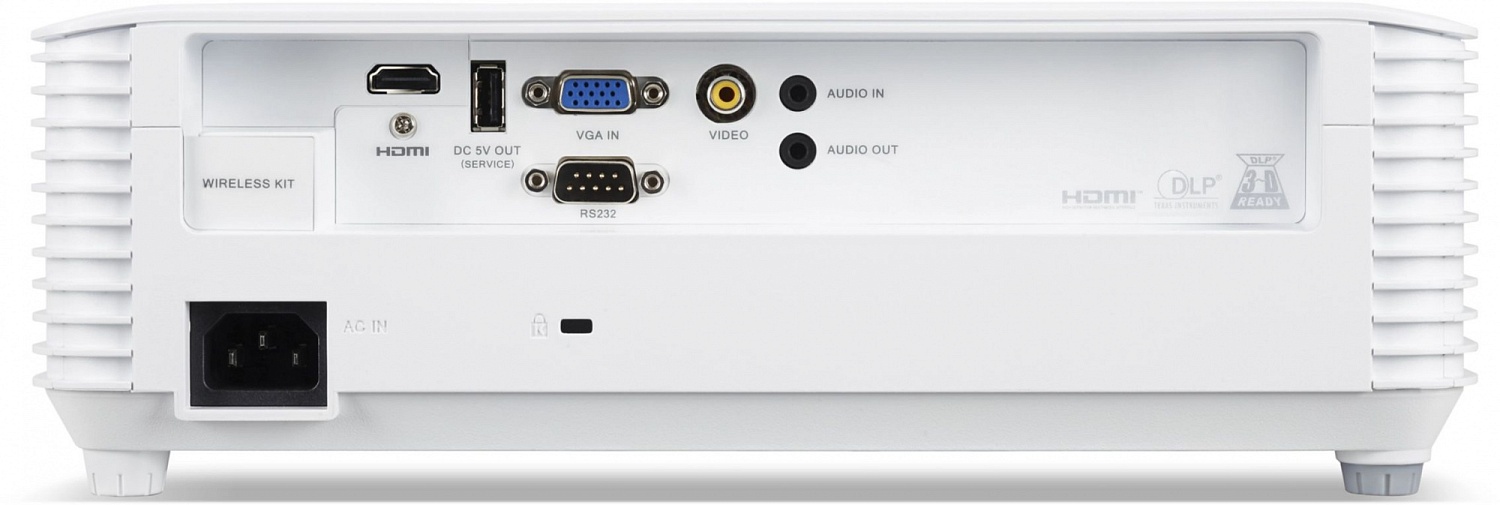 Проектор Acer projector H5386BDi,DLP 3D, 720p, 4500Lm, 20000/1, HDMI, Wifi, Bag, 2.7Kg EUROPower EMEA