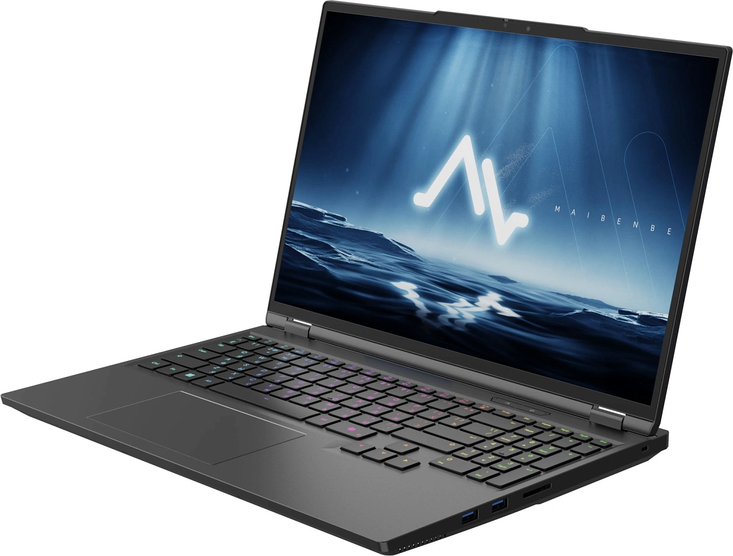 Ноутбук Maibenben X16E-R99558 Ryzen 9 9955HX 32Gb SSD2Tb NVIDIA GeForce RTX5080 16Gb 16" IPS QHD (2560x1440) Windows 11 black WiFi BT Cam 4100mAh (X16E-R99558NQSHBRE0)