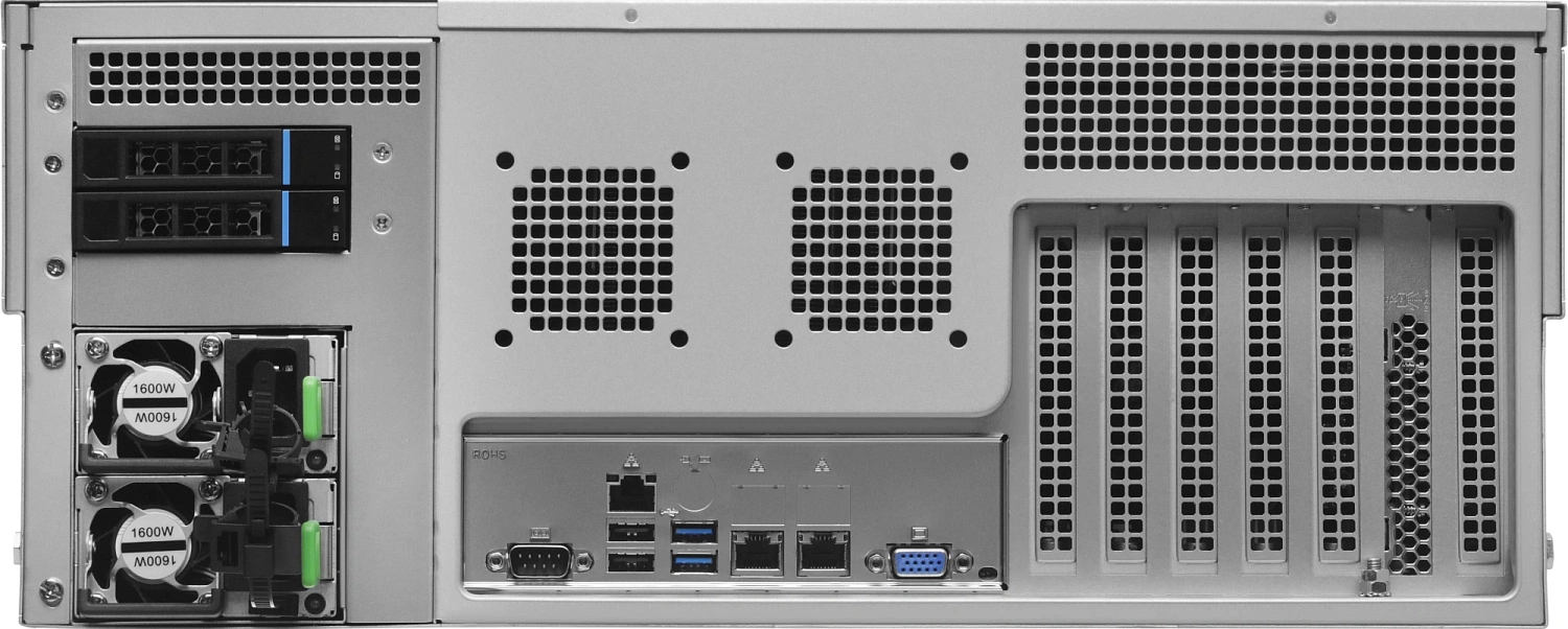 Сервер IRU Rock s4124p 1x6248 2x16Gb 1x500Gb M.2 SSD 9460-8i XL710 2x1600W w/o OS (2158976)