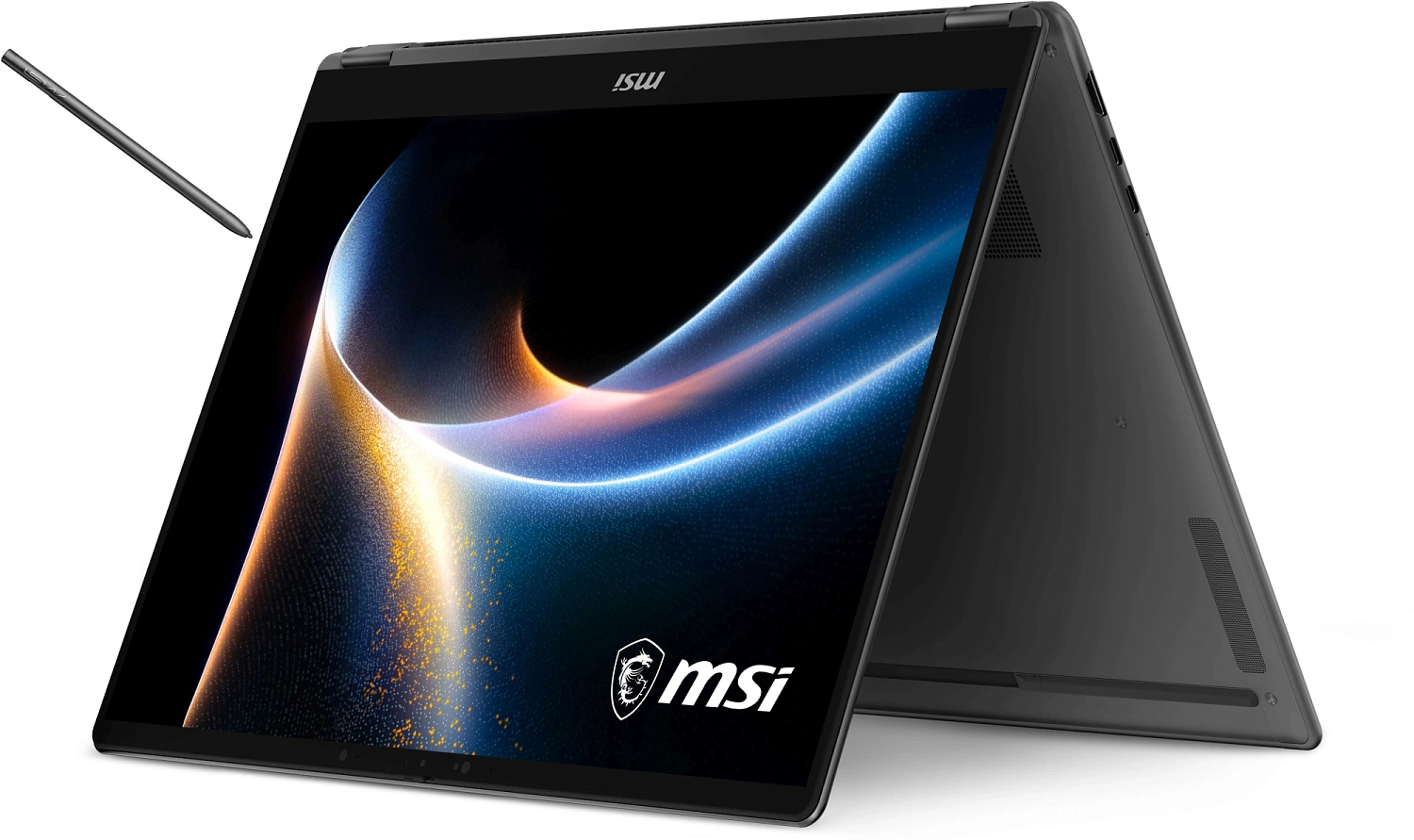 Ноутбук MSI Prestige 16 Flip AI+ C3MTG-028RU Core Ultra 9 386H 32Gb SSD2Tb Intel Arc 16" OLED Touch 2.8K (2880x1800) Windows 11 Pro grey WiFi BT Cam (9S7-262233-028)