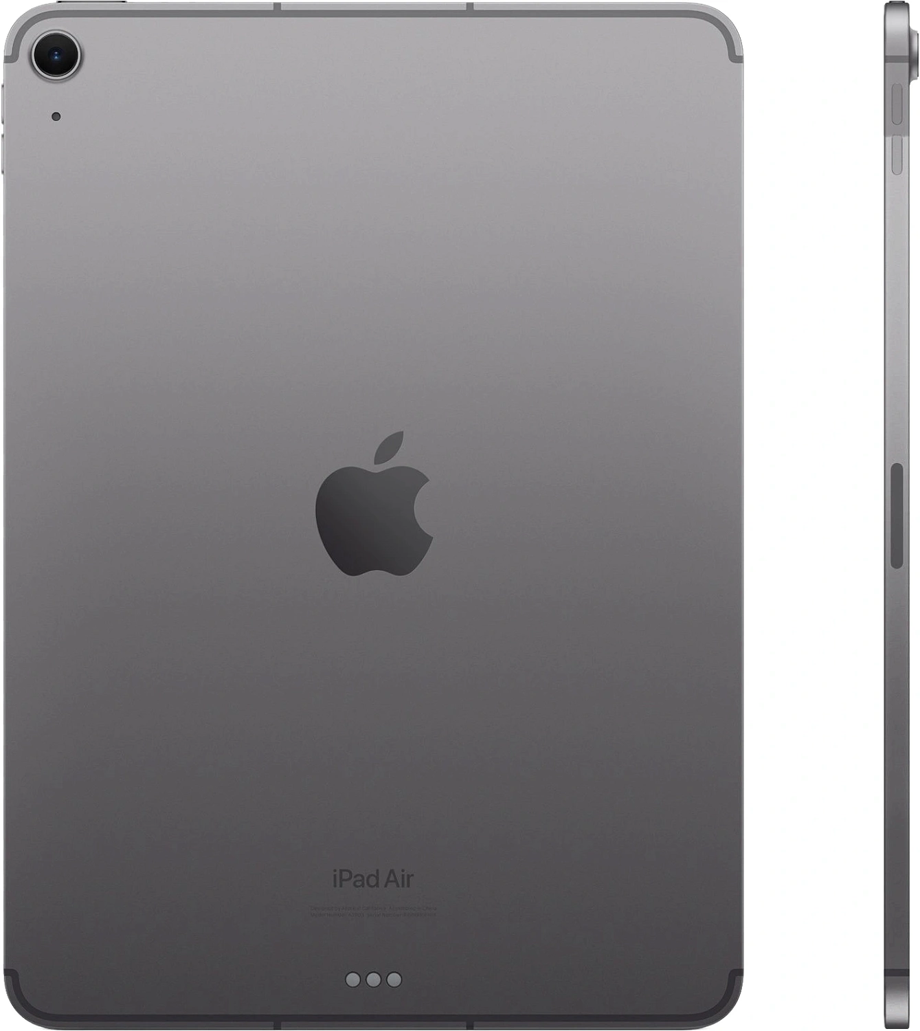 Планшет Apple iPad Air 2024 A2903 M2 2.99 8C RAM8Gb ROM512Gb 11" IPS 2360x1640 5G eSIM iOS серый космос 12Mpix 12Mpix BT WiFi 9hr