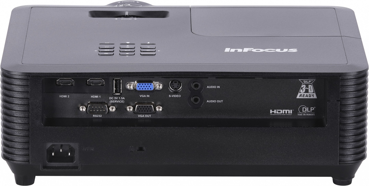 Проектор Infocus IN112BB DLP 3800Lm (800x600) 30000:1 ресурс лампы:10000часов 1xUSB typeA 2xHDMI 2.6кг