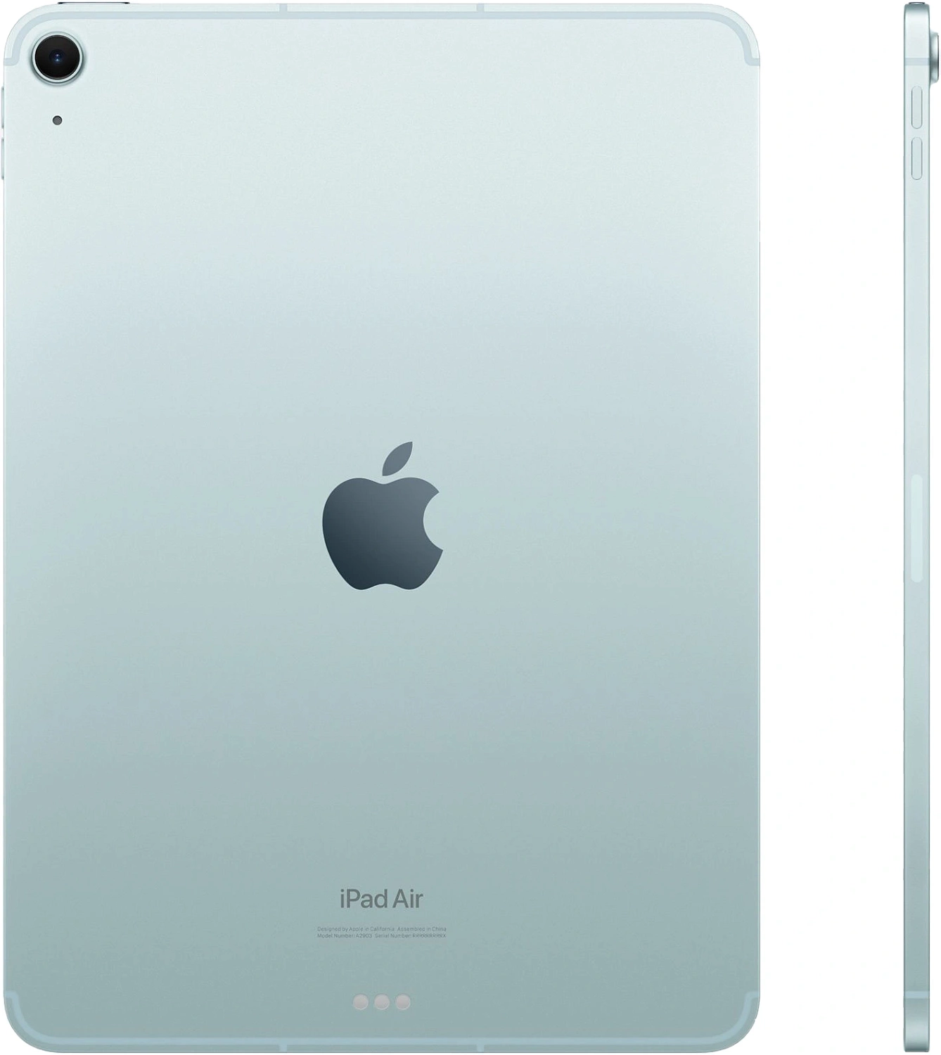 Планшет Apple iPad Air 2024 A2903 M2 2.99 8C RAM8Gb ROM512Gb 11" IPS 2360x1640 5G eSIM iOS синий 12Mpix 12Mpix BT WiFi 9hr