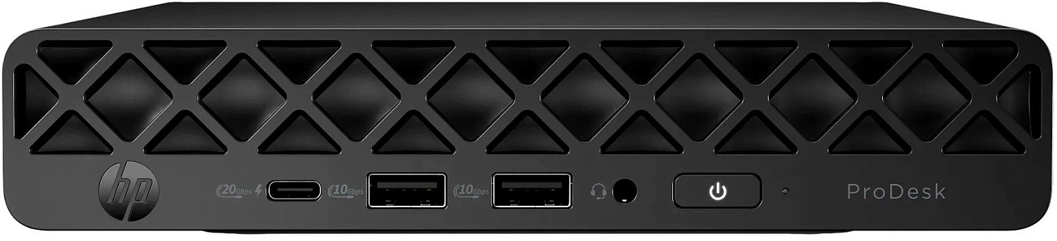 Неттоп HP ProDesk 4 Mini G1i Mini Ultra 5 225T (1.7) 16Gb SSD512Gb UHDG 770 без ОС GbitEth WiFi BT 90W kbNORUS мышь клавиатура черный (BY7B2ET)