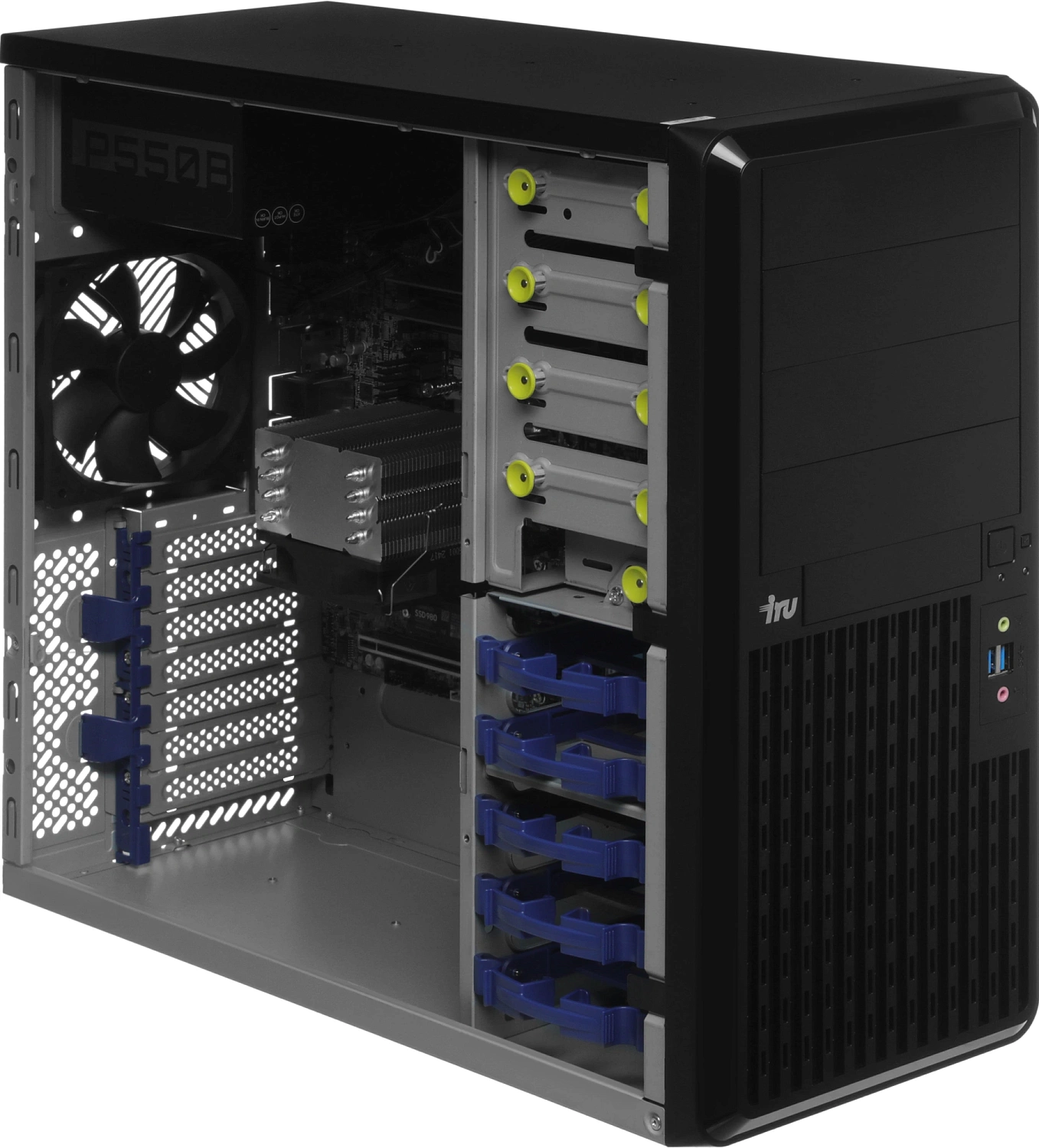 Сервер IRU Rock S9104A 1x7600 1x16Gb 1x1Tb SSD 1x550W w/o OS (2140240)