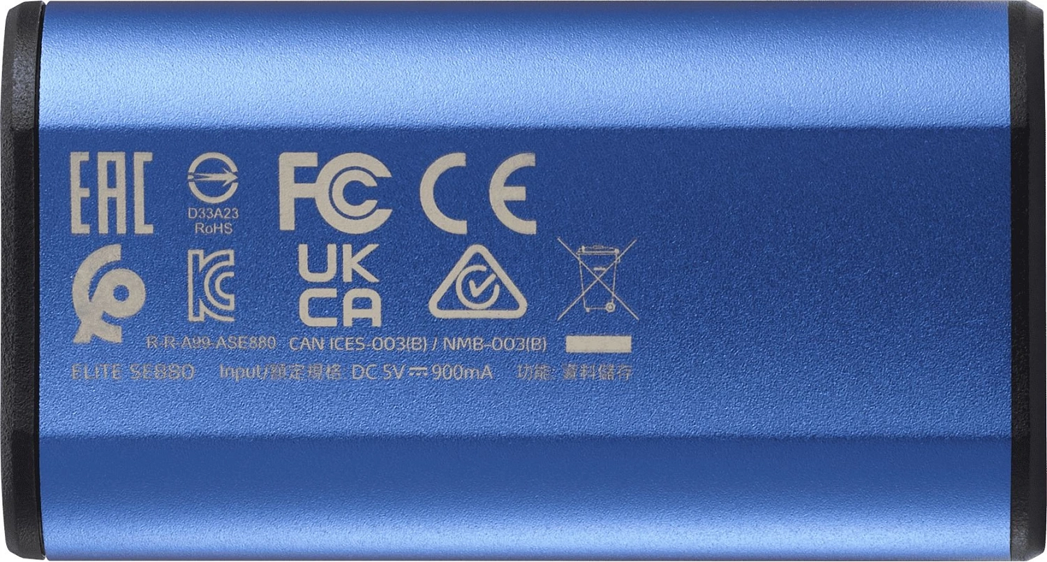 Накопитель SSD A-Data USB-C 4TB AELI-SE880-4TCBU SE880 2.5" синий