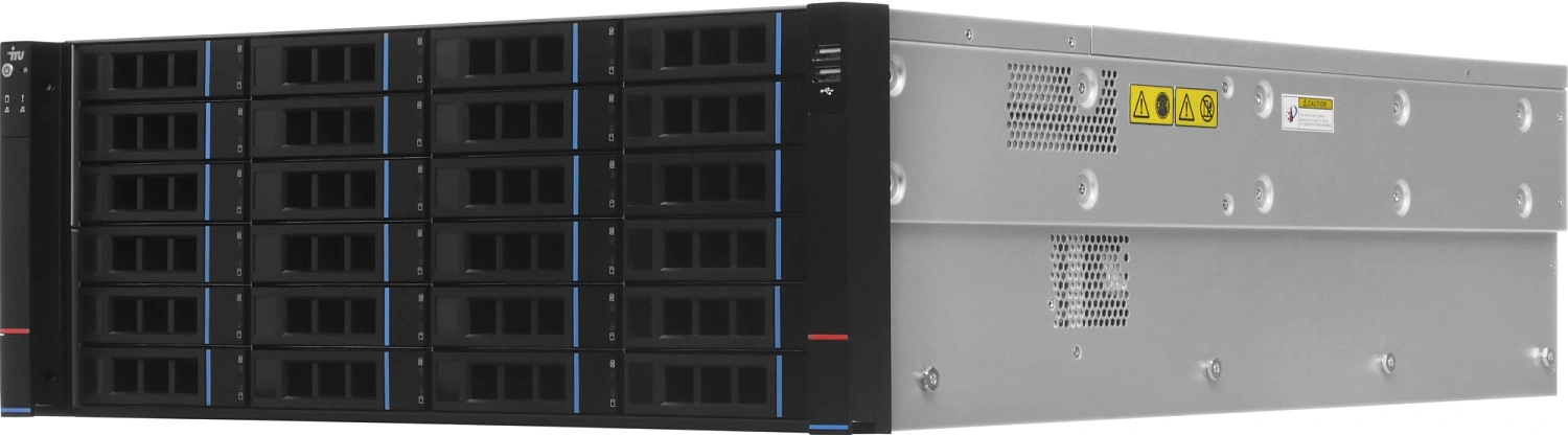 Сервер IRU Rock s4124p 1x6248 2x16Gb 1x500Gb M.2 SSD 9460-8i XL710 2x1600W w/o OS (2158976)