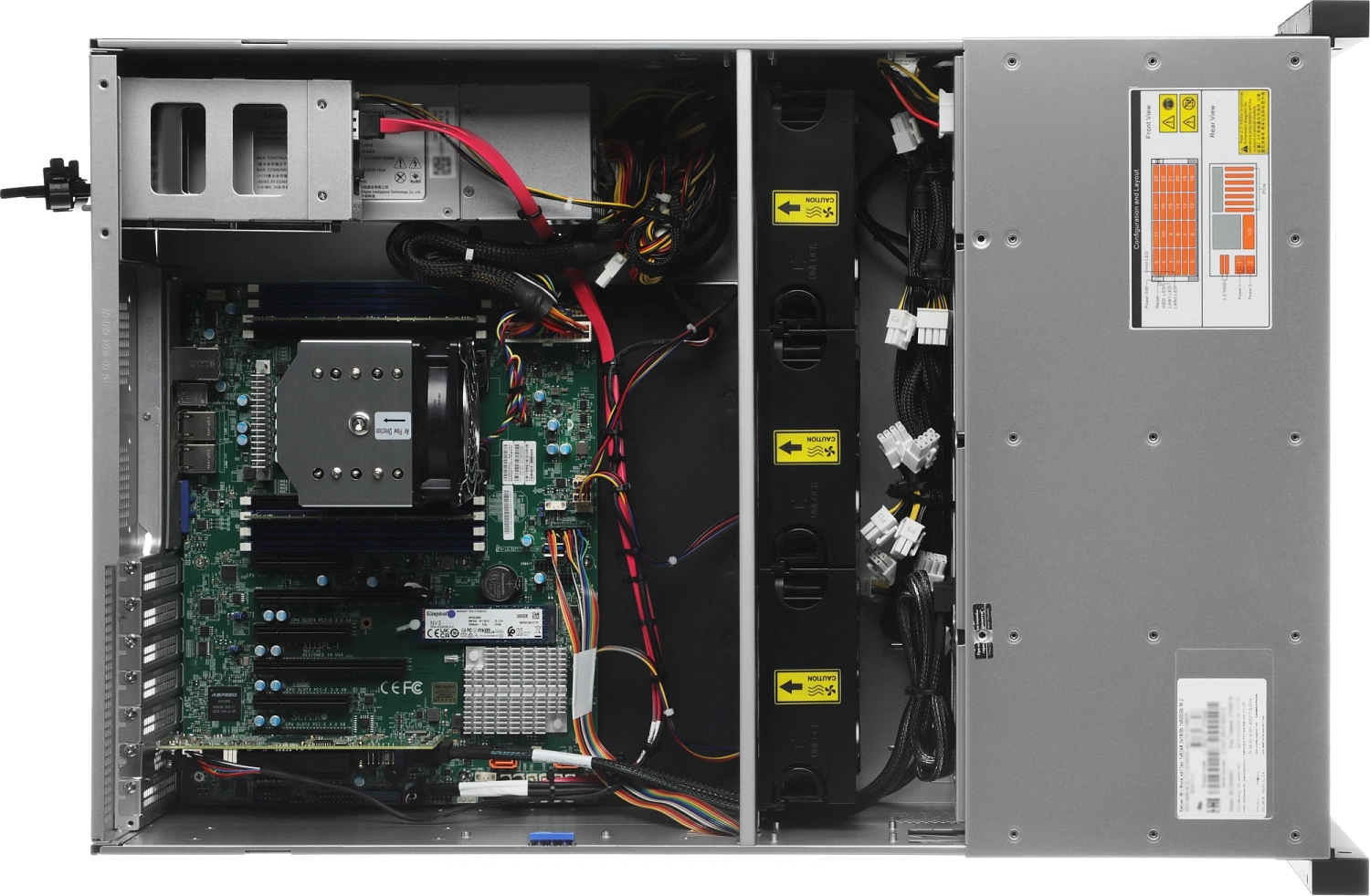 Сервер IRU Rock s4124p 1x6248 2x16Gb 1x500Gb M.2 SSD 9460-8i XL710 2x1600W w/o OS (2158976)