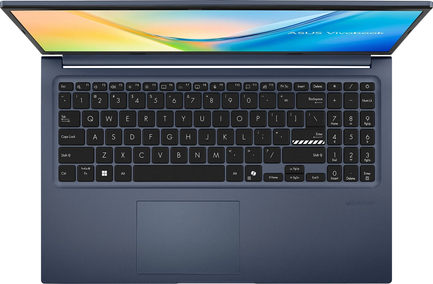 Ноутбук Asus Vivobook 15 M1502XA-BQ017 Ryzen 7 7840HS 8Gb SSD512Gb AMD Radeon 780M 15.6" IPS FHD (1920x1080) без ОС blue WiFi BT Cam (90NB19L1-M000S0)