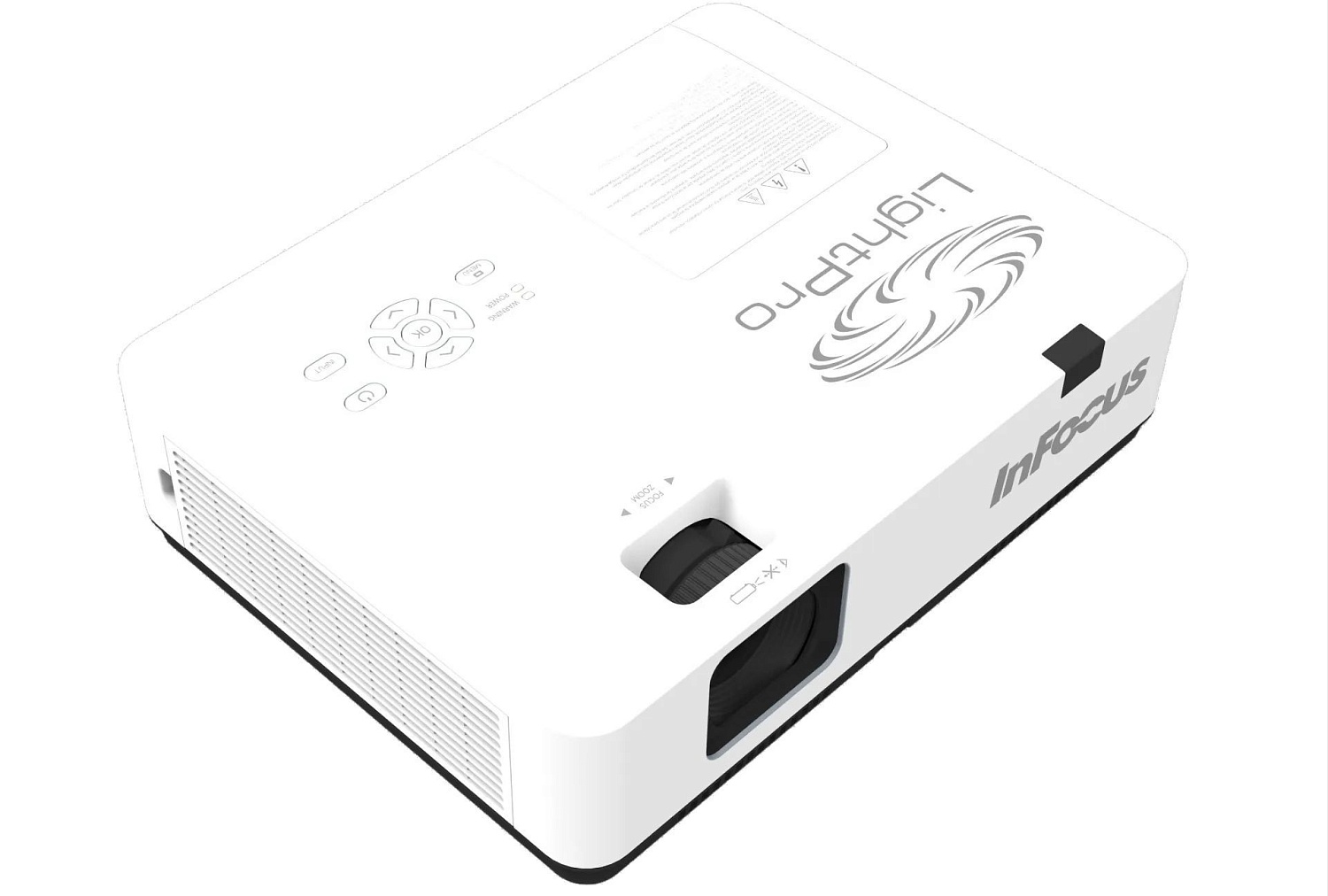 Проектор INFOCUS IN1044 3LCD,5000lm,XGA,1.34~2.22:1,50000:1,16W,2хHDMI1.4b,VGAin,CompositeIN,3,5audioIN,RCAx2IN,USB-A,VGAout,3,5audioOUT,RS232,MiniUSBBserv,RJ45,PJLink,3,3кг