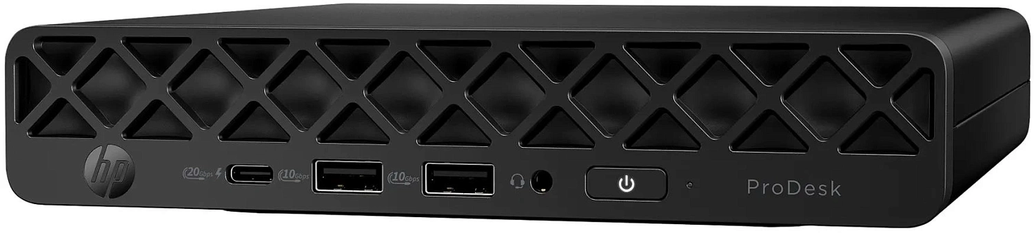 Неттоп HP ProDesk 4 Mini G1i Mini Ultra 5 225T (1.7) 16Gb SSD512Gb UHDG 770 без ОС GbitEth WiFi BT 90W kbNORUS мышь клавиатура черный (BY7B2ET)