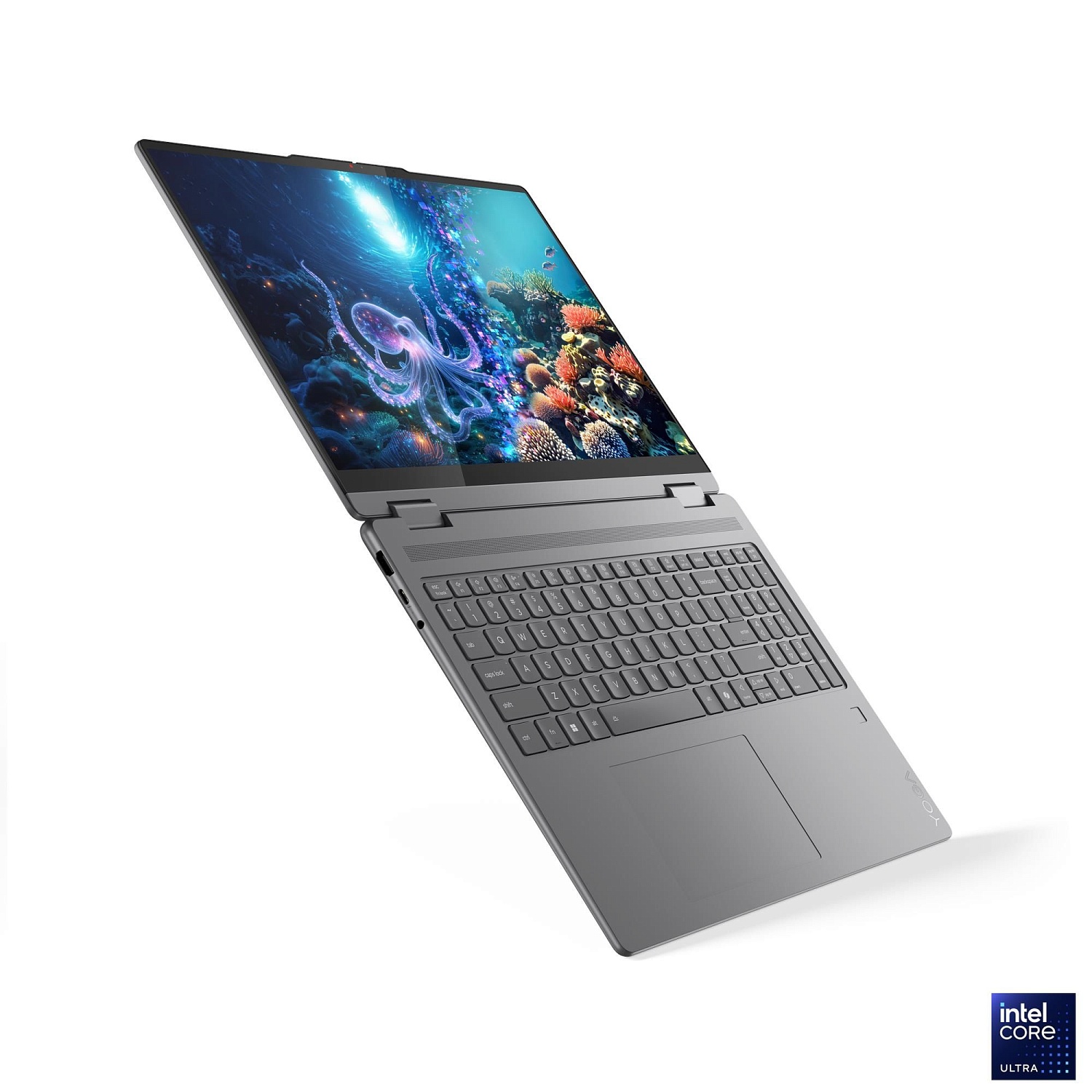 Ноутбук Lenovo Yoga 7 2-in-1 16ILL10 Intel Core Ultra 5 226V/16Gb/SSD512Gb/16"/IPS/WUXGA/1920x1200/60Hz/Win11 (SL English)/Luna Grey/1.92kg (83JT0000US)