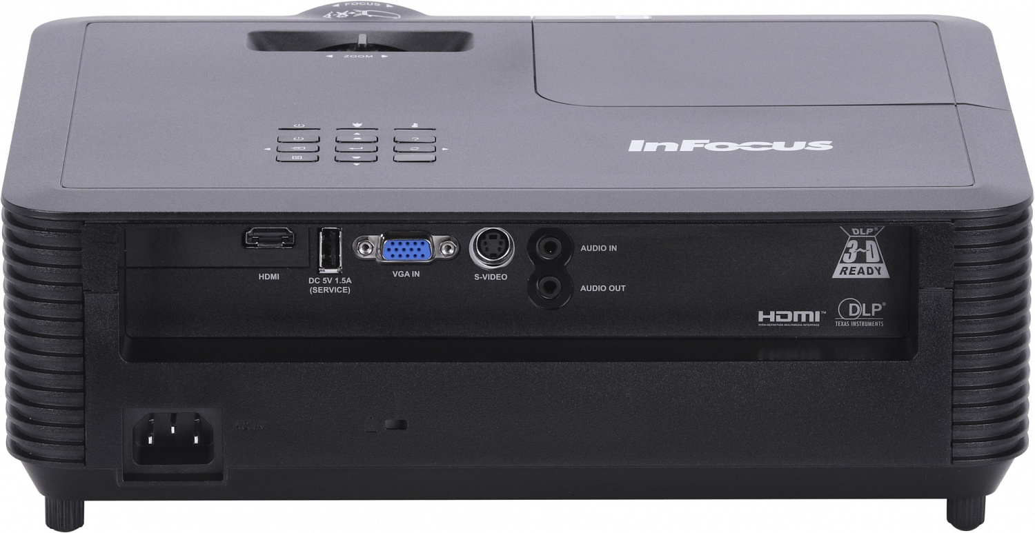 Проектор Infocus IN112AA DLP 3800Lm (800x600) 30000:1 ресурс лампы:10000часов 1xUSB typeB 1xHDMI 2.6кг