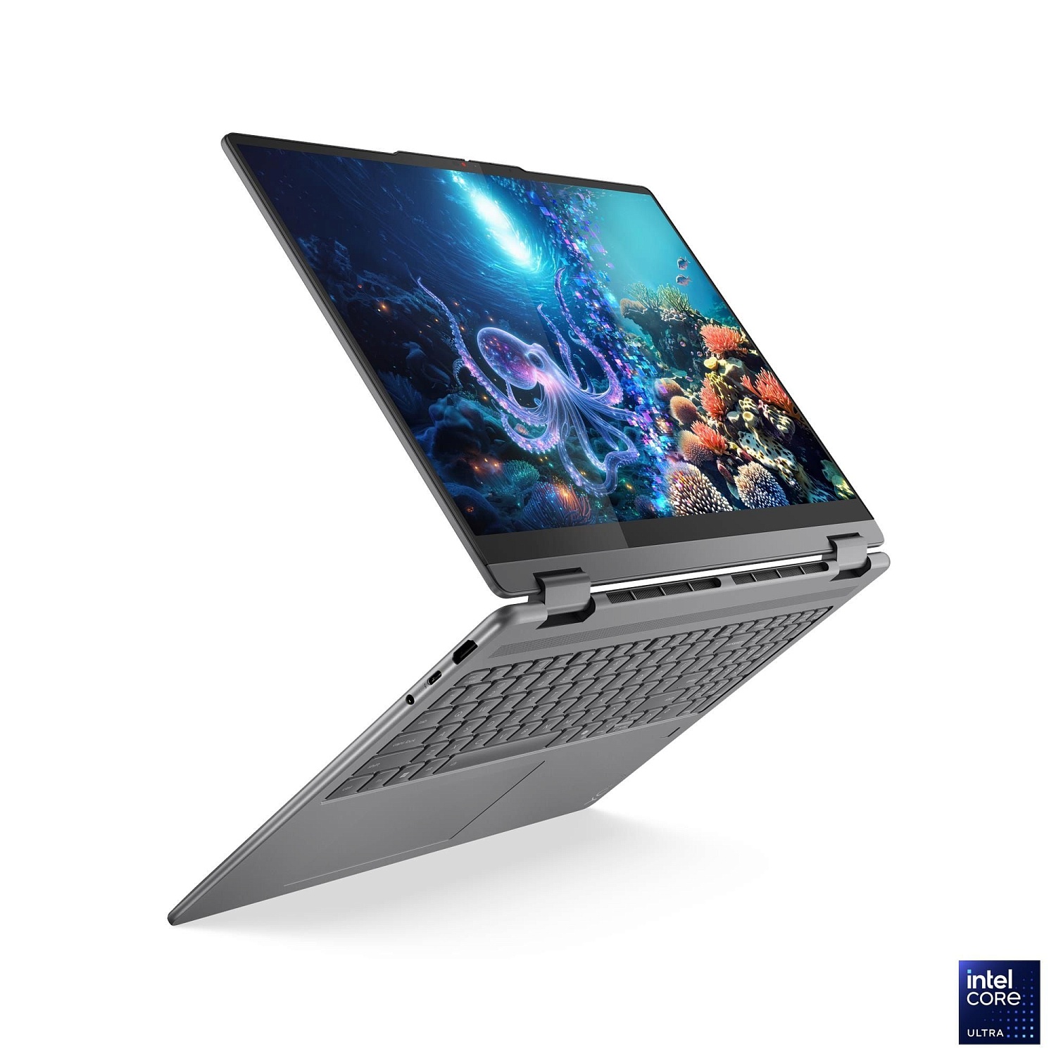 Ноутбук Lenovo Yoga 7 2-in-1 16ILL10 Intel Core Ultra 5 226V/16Gb/SSD512Gb/16"/IPS/WUXGA/1920x1200/60Hz/Win11 (SL English)/Luna Grey/1.92kg (83JT0000US)