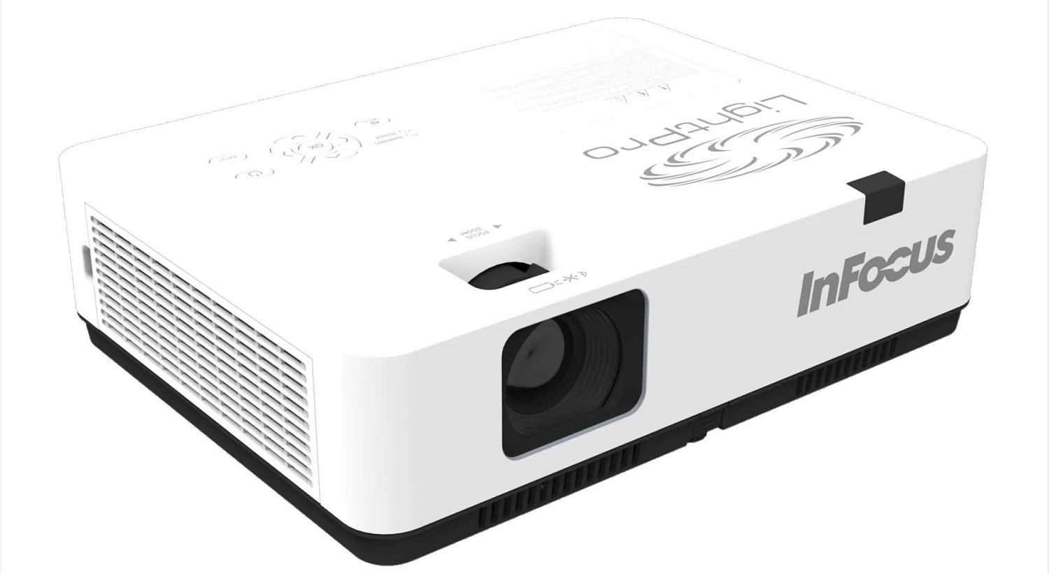 Проектор INFOCUS IN1044 3LCD,5000lm,XGA,1.34~2.22:1,50000:1,16W,2хHDMI1.4b,VGAin,CompositeIN,3,5audioIN,RCAx2IN,USB-A,VGAout,3,5audioOUT,RS232,MiniUSBBserv,RJ45,PJLink,3,3кг