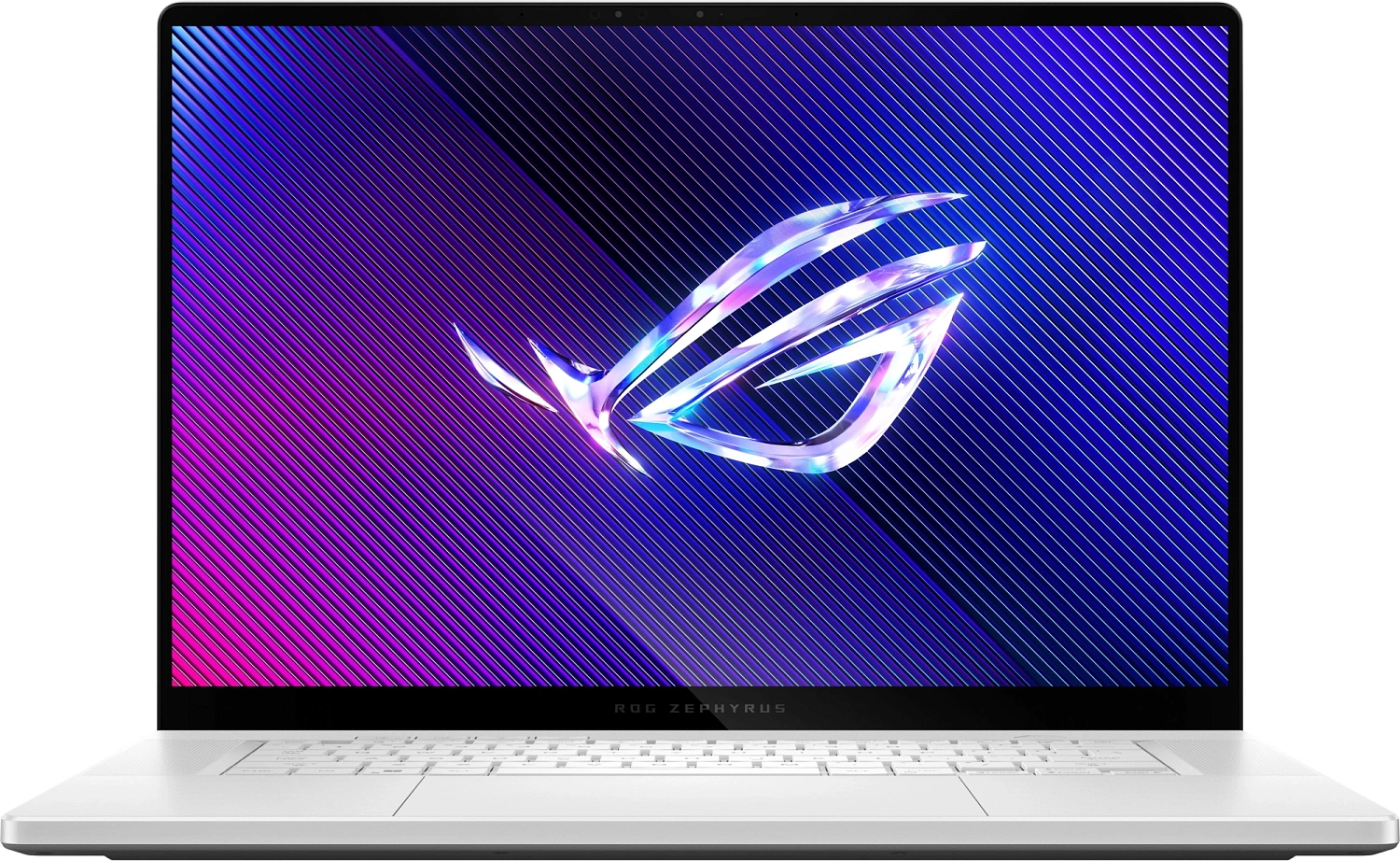 Ноутбук Asus ROG Zephyrus G16 GU605CM-QR082W Core Ultra 7 255H 32Gb SSD1Tb NVIDIA GeForce RTX 5060 8Gb 16" OLED 2.5K (2560x1600) без ОС white WiFi BT Cam Bag (90NR0M22-M003X0)