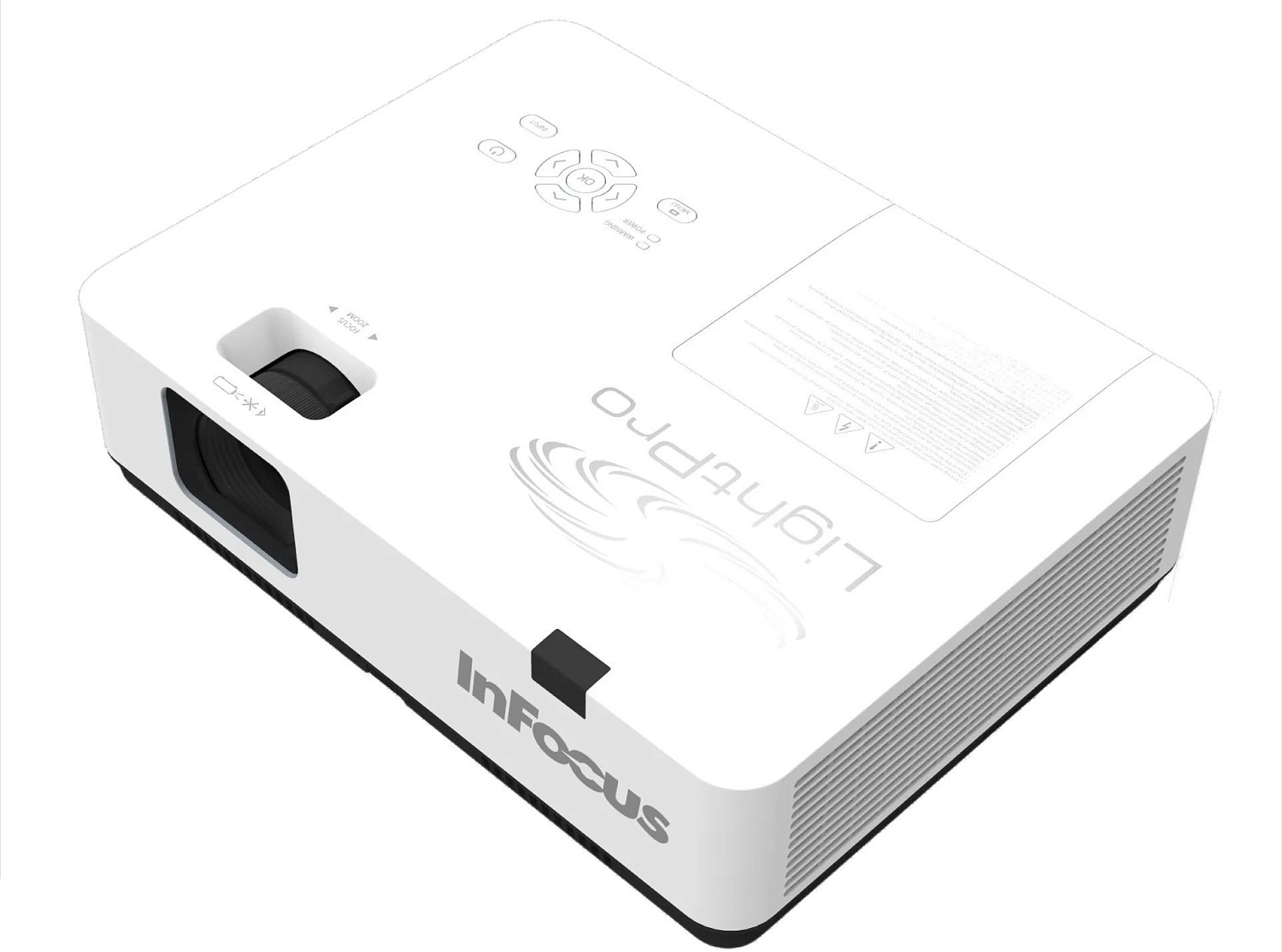 Проектор INFOCUS IN1044 3LCD,5000lm,XGA,1.34~2.22:1,50000:1,16W,2хHDMI1.4b,VGAin,CompositeIN,3,5audioIN,RCAx2IN,USB-A,VGAout,3,5audioOUT,RS232,MiniUSBBserv,RJ45,PJLink,3,3кг