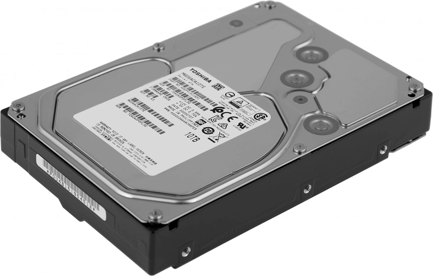 Жесткий диск Toshiba SATA-III 10TB MG06ACA10TE Server Enterprise Capacity 512E (7200rpm) 256Mb 3.5"