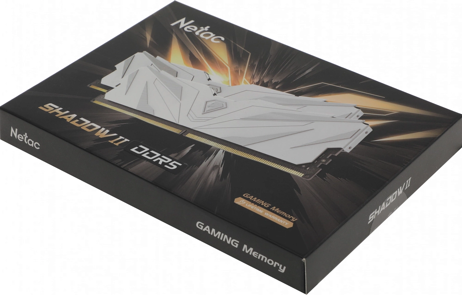 Память DDR5 2x16GB 6000MHz Netac NTSWD5P60DP-32W Shadow II RTL PC5-48000 CL38 DIMM 288-pin 1.35В kit Intel Ret