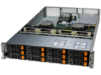 Сервер Supermicro SuperServer 2U 621H-TN12R 2x6530/ 4x64Gb/ 1xPM9A3 960GB NVMe/  2x10GbE 2x10GbSFP+/ 12 NVME cable kit / 6th config