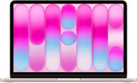 Ноутбук Apple MacBook Neo A3404 A18 Pro 6 core 8Gb SSD256Gb/5 core GPU 13" IPS (2408x1506) macOS pink WiFi BT Cam (MHFH4X/A)