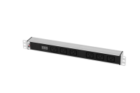 Блок розеток Блок розеток Rem-32 с амп., 6 IEC 60320 C19, 32 А, алюм., 19", колодка