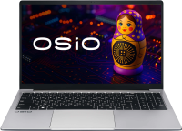 Ноутбук Osio FocusLine F150a-026 Ryzen 5 5560U 16Gb SSD512Gb Intel UHD Graphics 15" IPS FHD (1920x1080) Windows 11 Home grey WiFi BT Cam 6000mAh