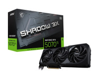 Видеокарта MSI RTX5070Ti SHADOW 3X OC 16GB GDDR7 256bit 3xDP HDMI 3FAN RTL