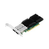 Сетевой адаптер Lr-Link LRES1046PF-2QSFP28 PCIe x16 Dual Port 100G NIC Card