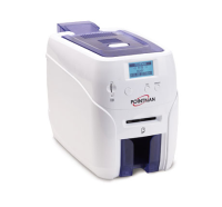 Принтер печати на пластиковых картах Pointman Nuvia N20, односторонний, лоток подачи на 100 карт+ручная подача (CR-80), приемный на 50 карт, USB2.0 (High-Speed), RS-232, Built in 10/100 Ethernet, ЖК дисплей