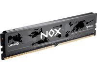 Оперативная память Apacer  DDR5  32GB  5200MHz DIMM NOX Black Gaming Memory (PC5-41600) CL40 1.25V (Retail) 2048*8  Heat Sink (Retail) 3 years (AH5U32G52C522MBAA-1)