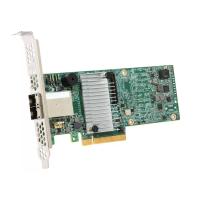 RAID-контроллер Broadcom 9380-8E (LSI00438 / 05-25528-04) PCIe 3.0 x8 LP, SAS/SATA 12G, RAID 0,1,5,6,10,50,60, 8port(2*ext SFF8644), Cache 1GB, 3108ROC (003358)